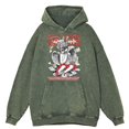 thumbnail image 3 of Sudadera con capucha para hombre, estilo retro desgastado, lavado "Un verdadero amante es alguien que te aprecia", ropa de otoño, hip hop, 100 % algodón, nueva sudadera de gran tamaño, 3 of 5