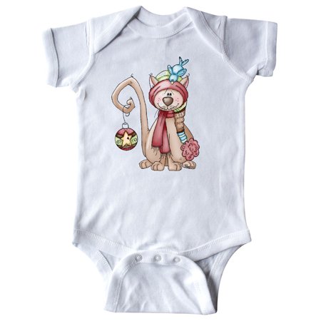 

Inktastic Christmas Kitty Cat Gift Baby Boy or Baby Girl Bodysuit