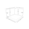 thumbnail image 2 of Ensemble de Coussins pour MONTEREY-11a en Blanc Voile, 2 of 2