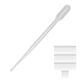 thumbnail image 2 of 100 Uds pipetas de transferencia gotero calibrado transparente de laboratorio para delineador de ojos líquido brillo de labios, 2 of 5