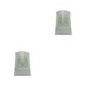 thumbnail image 1 of Inteprter Bolsa de zapatos con cuerda Bolsa vacía Bolsa de tela no tejida suelta Bolsa de mano portátil Organizador de zapatos Bolsas de viaje Blanco 2piezas, 1 of 6