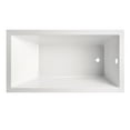 thumbnail image 2 of Eviva Teddy Drop-in Acrylic Bathtub 59" x 31.5" White (No Drain), 2 of 2