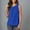 Blue, variant on !Women's Sleeveless Chiffon Blouses Dressy Casual Tank Tops 2025 Summer Crew Neck Tunics Office Cute Work Shirts