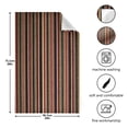 thumbnail image 3 of Line Stripe Pattern Decorative Waffle Towel Kitchen Dishcloth 28x18in Multi-Use Tea Towel, 3 of 7