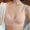 thumbnail image 2 of Lixiuxyad Bra Pack Women's Comfortable Traceless Summer Thin Breathable No Steel Ring Sleep Bra, 2 of 3