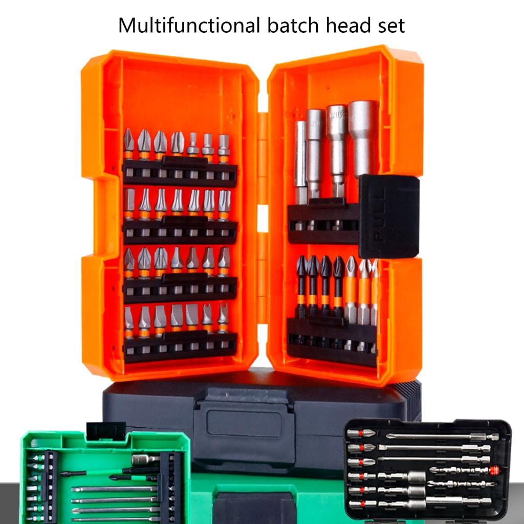CEORPER Set of 39 Multipurpose Screwdriver Drill Bit Set with Socket and Connecting Rod for Various Home Projects