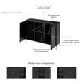 thumbnail image 3 of Bush Furniture Soho Accent Cabinet with Doors in Black, 3 of 11