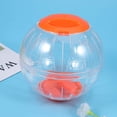 thumbnail image 2 of Pelota de hámster para correr, pelota de ejercicio, minipelota para correr alrededor de una mascota pequeña, color naranja, 2 of 5