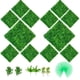 thumbnail image 1 of 4 Layer Artificial Boxwood Panel 400 Stiches per Panel (12 pcs) VEVOR Plantas Artificiales Decorativas para Pared, Jardines, Patio Trasero, 1 of 9