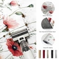 thumbnail image 5 of Round Area Rugs 4Ft, Red Poppy Flower Non-Slip Washable Circle Rugs Carpet, Garden Floral Botanical Painting Indoor Outdoor Rug Floor Mats Throw Runner for Bedroom Living Room Bathroom, 5 of 8