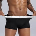 thumbnail image 4 of 5pcs/Lot Men's Underwear Sexy Boxer High Quality Fabric Underwear Breathable Comfortable Men's Fashion Solid Color Men's Shorts, 4 of 4