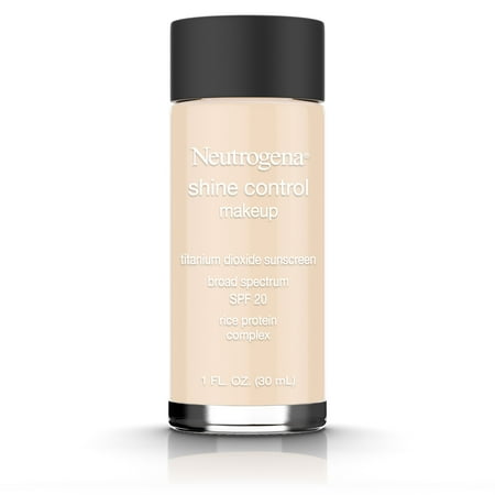 Neutrogena Shine Control Liquid Makeup Broad Spectrum Spf 20, Classic Ivory 10, 1 Oz.