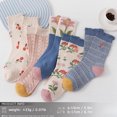 thumbnail image 2 of Women's Funny Crew Socks Novelty Cute Patterned Socks 5 Pairs Gifts, 2 of 4