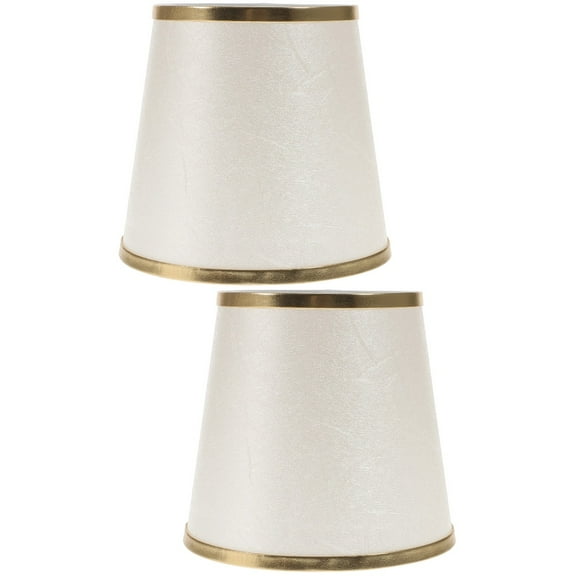 HOMEMAXS 2pcs Clip On Lampshade Table Lamp Cover Floor Light Shade Wall Floor Lamp Shade
