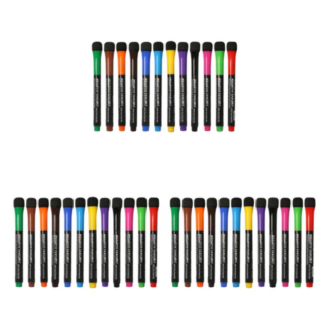 Sidaley 1.5mm Erase Whiteboard Mirror Makers Odor Writing Erasable Markers Low Type1