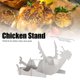 thumbnail image 5 of 1 PCS BBQ Chicken Rack-Portable Stainless Steel Grill Holder with Beer Holder for Camping and Famil, 5 of 5