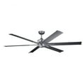 thumbnail image 4 of 300301SBK Kichler Lighting Szeplo Patio - Ceiling Fan with Light Kit - 16.25 inches tall by 80 inches wide-Black Finish, 4 of 8