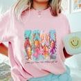 thumbnail image 3 of Southern Girls Know How To Pinch A Tail T-Shirt – Cute Crawfish Boil Graphic Tee with Pink Bows, Funny Summer Seafood Party Shirt for Women, 3 of 7