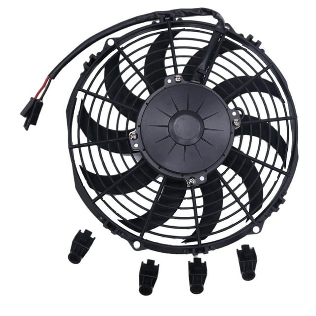 Fridayparts New Radiator Cooling Fan Assembly with Plug for John Deere