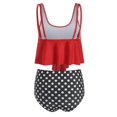thumbnail image 2 of Women Ruffle Tankini Bikini Set High Waist Swimsuit Bathing Suit Beach Swimwear, 2 of 3
