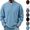 Light Blue, variant on Mens Sweater Soft Textured Loose Fit Half Zip Long Sleeve Pullover Casual Fall Winter Top