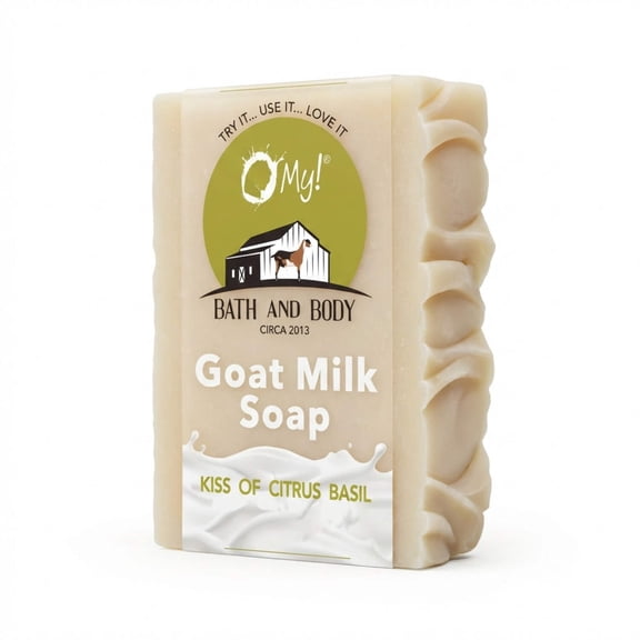 O My! Goat Milk Soap Bar 6oz | Made with Farm-Fresh Goat Milk | Free of Parabens  More | Handcrafted USA