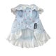 thumbnail image 2 of Ropa de mascotas vestidos transpirables mascotas ropa de moda faldas de moda encantador patrón de animales trajes trajes fiesta suministros de ocio azul xl Advancent PT000682-05, 2 of 7