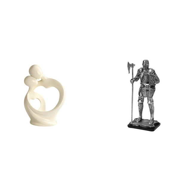 Colección de figuras decorativas de caballeros artísticos para escritorio, armario, entrada, chimenea, dormitorio, decoración del hogar, aniversario o