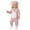 A-Pink168, variant on JAJAHO Easter Bunny Romper Baby Boy Girl Jumpsuit Cute Long Sleeve Button Down Onesie With Ears Hat 2 Piece Holiday Outfits 0-3T Trendy One-Pieces