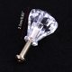 thumbnail image 3 of Perilla de puerta de acrílico transparente armario cajón manija hardware 19mm Feliz Sencillez, 3 of 5