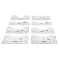 thumbnail image 3 of FLAMEEN T‑shirt Guide Ruler, Transparent Alignment Tool For Art Shops For Offices For Homes For Tailor Shops, 3 of 8