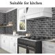 thumbnail image 3 of 6pcs Self Adhesive Tile Sticker Waterproof PVC Tile Sticker Bathroom and Kitchen Wall Sticker Tile, 3 of 5