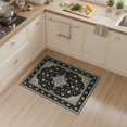 thumbnail image 2 of ODIKA 3'x5' Washable Accent Rug Foyer Traditional Botanical Symmetrical Layout Delicate Entryway for Bedside, Nursery Room, Pet Friendly & Non-Shedding, 2 of 7