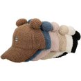 thumbnail image 7 of CoCopeaunts Baseball Cap Women, Womens Baseball Caps Trucker Hat Wool Baseball Cap Cute Ear Running Hat Sherpa Baseball Hat Women, 7 of 7