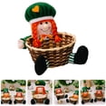 thumbnail image 4 of Festival Candy Basket St Patrick's Day Gift Treats Basket Candy Sweet Contenedor, 4 of 5
