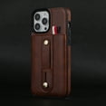 thumbnail image 4 of Allytech Wallet Case for iPhone 13 Pro 2021, Detachable Back Card Holder PU Leather Impact Resistant Shockproof Anti-Scratch Cover for iPhone 13 Pro 6.1" 5G 2021,  Brown, 4 of 5