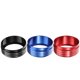 thumbnail image 4 of 3pcs Car AC Knob Trim Covers Stylish Interior Decoration Red Blue Black Options Enhance Luxury, 4 of 5