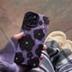 thumbnail image 1 of Funda para teléfono con flores moradas, funda protectora de piel sintética suave para iPhone 14 Plus 11 12 13 Pro Max 14 Pro zhangmengya LED, 1 of 2