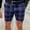 Blue, variant on Xysaqa Men's Classic Slim Fitted Flat Front Plaid Chino Shorts with Pockets S-3XL