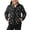 Black Starry, variant on FKELYI Blue Forest Horse Print Kids Fleece Jacket Warm Coat, 3Y, Lightweight Faux Sherpa Lined Jacket, Windproof Stans-Up Collar, Warm Coat with Pockets, Autumn Winter Coat, Soft Layering