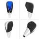 thumbnail image 1 of Perilla de cambio de marchas BuyWeek con luz LED PVC Aluminio Negro + Blanco, 1 of 9