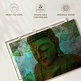thumbnail image 6 of Elephant Stock Nature Buddha Wall Art - Horizontal Canvas Wall Art - Living Room Wall Decor - Religion And Spirituality Canvas - Blue And Turquoise Decor - 24" x 16", 6 of 8