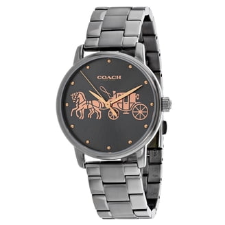 Coach Brown Patterned Watch with Silver Accents fc0237d3-50cc-47e0-8904-  main image 3