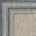 thumbnail image 3 of 5' x 8'  Grey or  Denim Bordered UV Treated Area Rug, 3 of 4