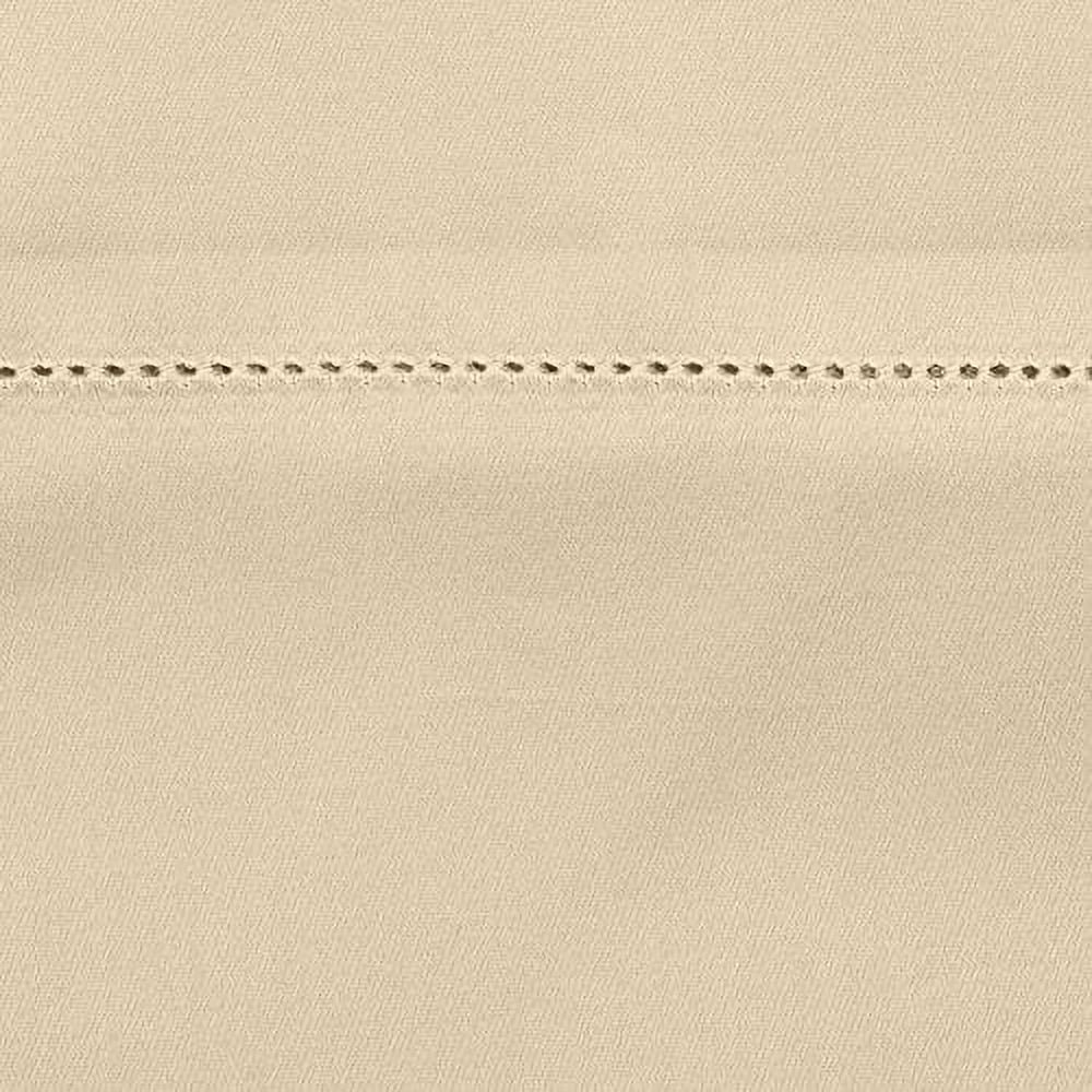 Pinzon 400-Thread-Count Egyptian Cotton Sateen Hemstitch Sheet Set  Queen, Taupe