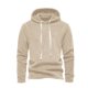 thumbnail image 2 of Sudadera con capucha para hombre, informal, lisa, gruesa, con cordón elástico, cierre de manga larga, blusa con capucha, blusa de poliéster para hombre, 2 of 8