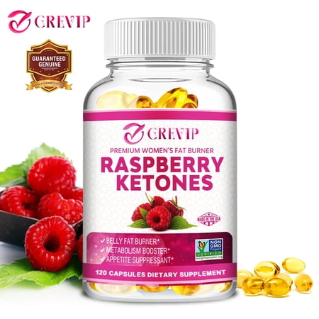 Raspberry Ketone - Weight Loss, Detox, Suppress Appetite,Digestive Support, 120 Veggie Capsules | Non-GMO | Gluten Free | Ideal for Vegetarians
