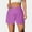 Purple, variant on Women's High Waisted Running Shorts Lined Workout Athletic Short Rave Shorts for Women Christmas Pajamas for Women Shorts Yoga Shorts for Women High Waist Womens Tunic Tops Short Sleeve Women's