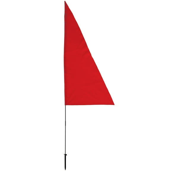 In the Breeze 4513 — On the Go Banner, Red — Pole and Ground Stake Included — Event and Business Flag