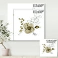 thumbnail image 4 of Designart ' Eucalyptus Branches With Anemone Bouquet Flower II ' Traditional Canvas Wall Art Print, 4 of 4